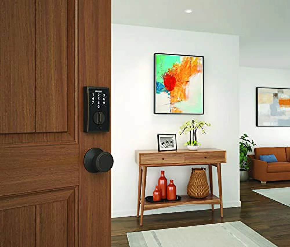 BE375CEN716 12-321 10-116 Century Touch Keyless Deadbolt - Aged Bronze