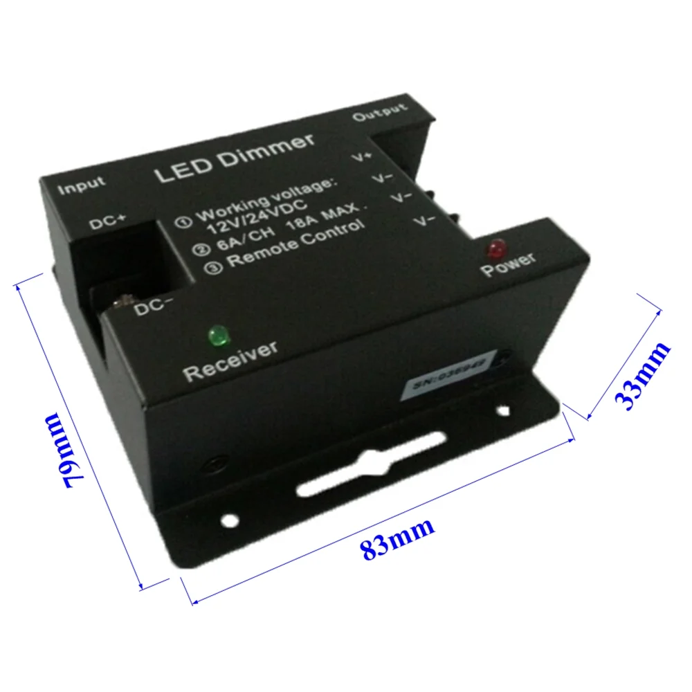 Console, 12v-24v 18a Dimmer With Slide Remote Adjust 12v-24v 18a Pwm Dimmer Switch Pwm Led Dimmable Slide Switch 12v-24v Eryue Console Dimmer Adjust Remote Dimmable