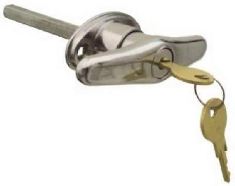 V7640 Chrome Universal Garage Door Locking T-Handle, Each