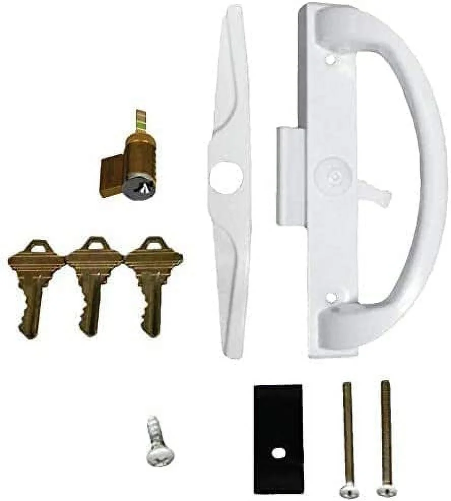 White Patio Door Lock Kit For 7500 Series