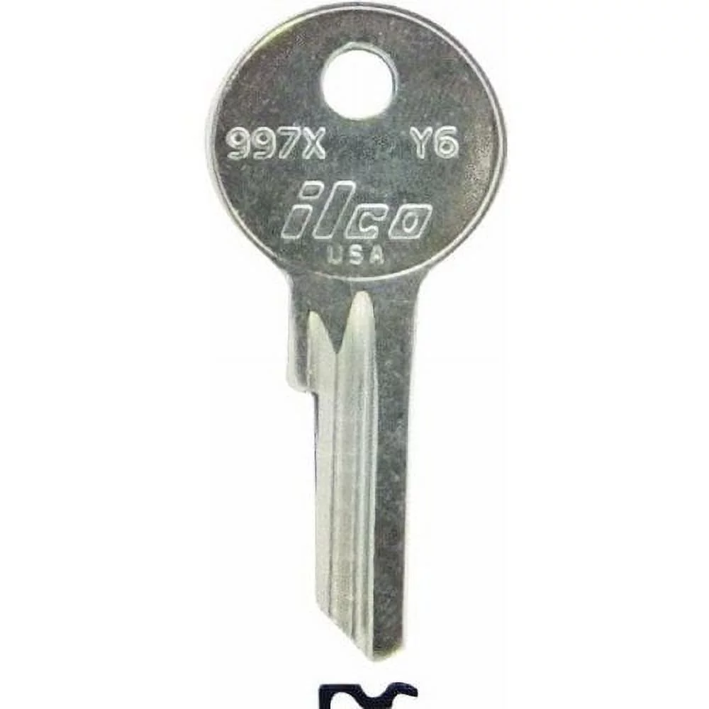 ILCO Yale Nickel Plated House Key, Y6 / 997X (10-Pack) AL3202400B