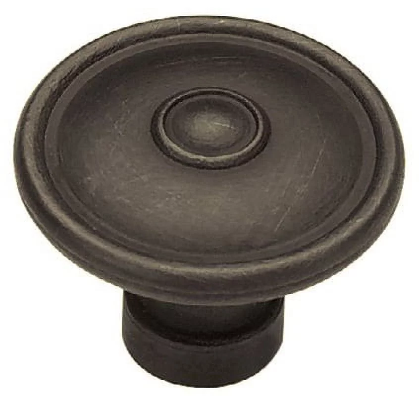 (5 Pack) Rustique Oil Rubbed Bronze Knob - 1 1/2