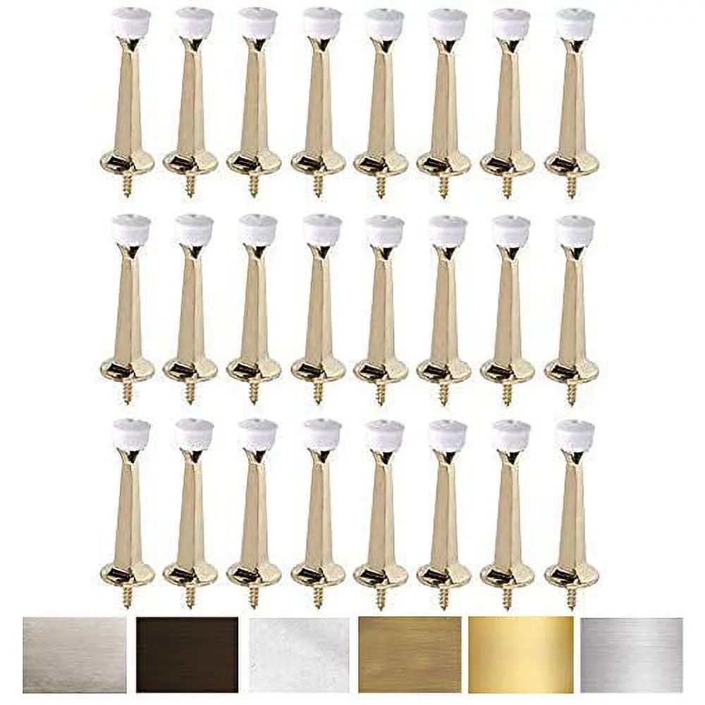 Liberty Premium Door Stop Metal Solid Rigid Door Stopper Brushed 3