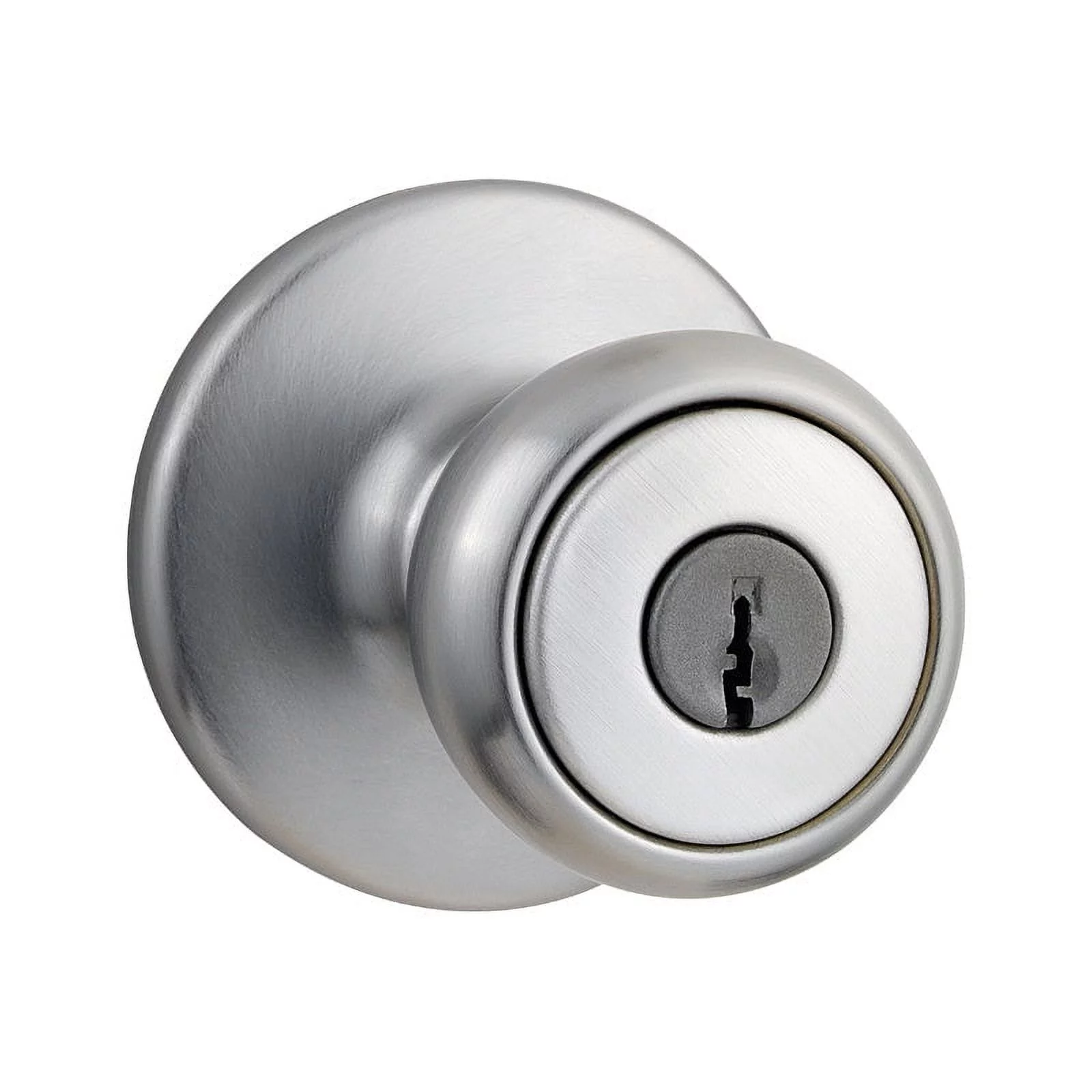 Kwikset 94002-829 Security Tylo Entry Lockset, Satin Chrome, Each