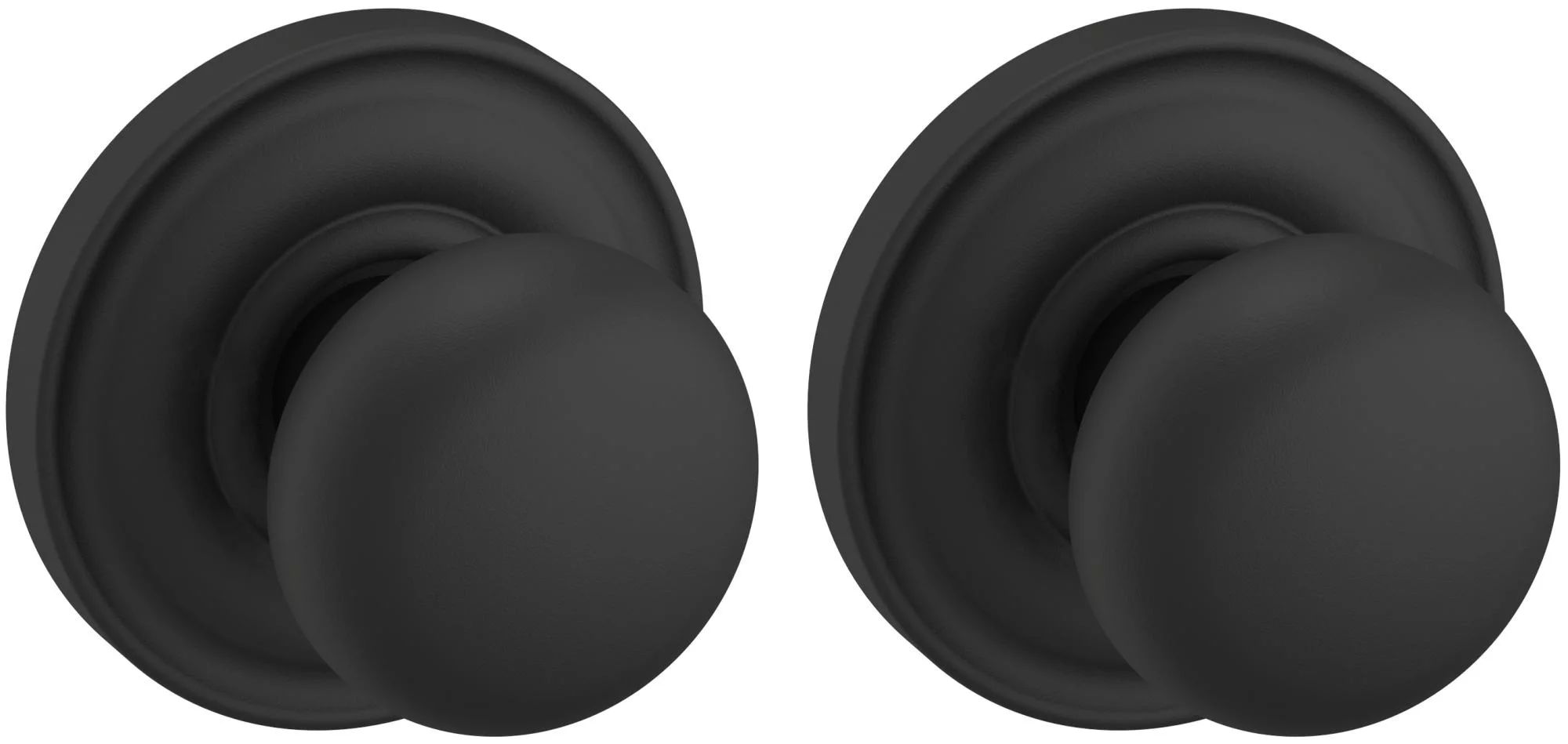 Baldwin 5030.Pass 5030 Passage Door Knob Set - Black
