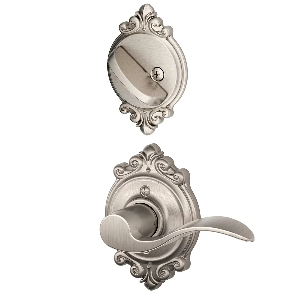 Schlage F59-Acc-Brk-Lh Accent Left Handed Single Cylinder Interior Pack - Nickel