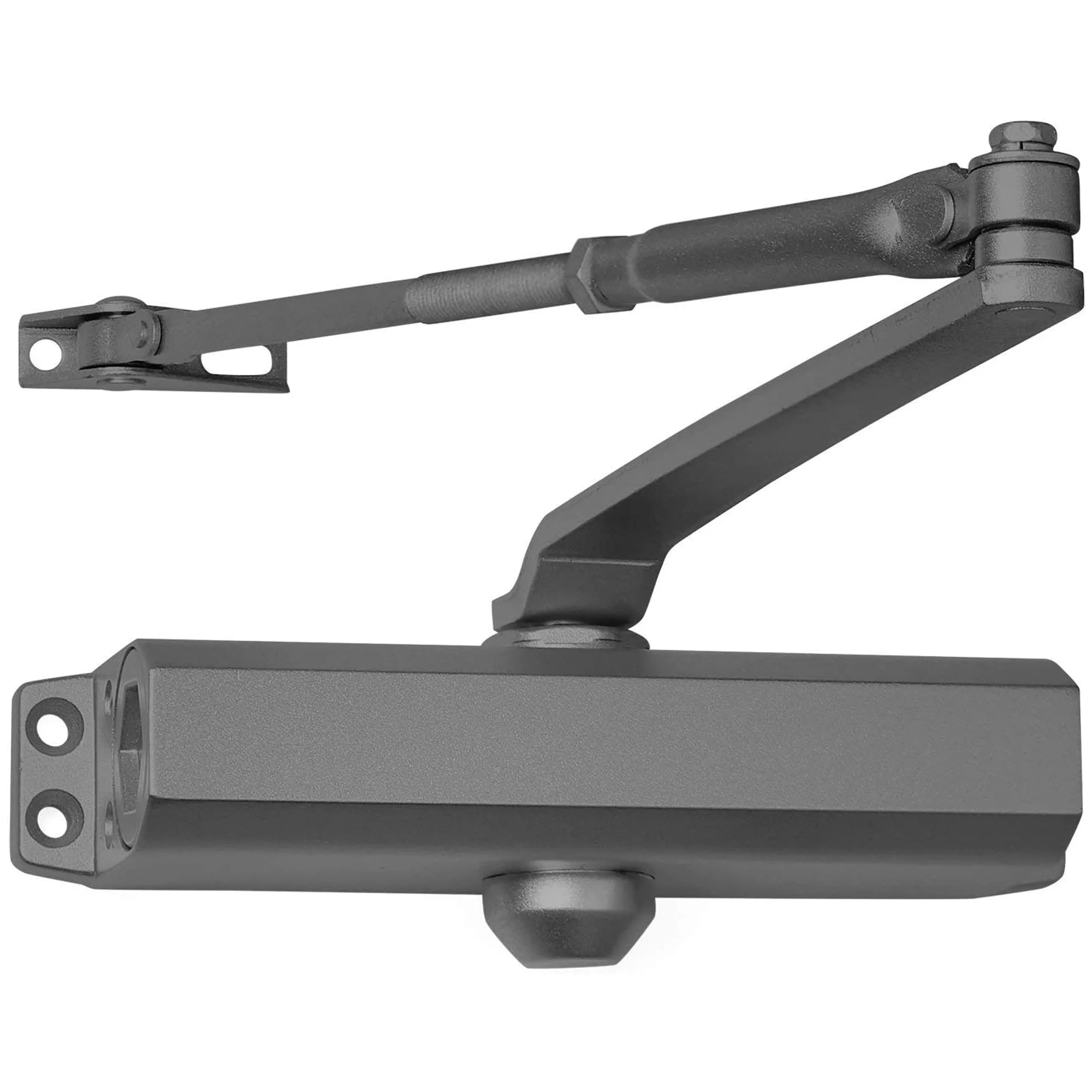 Lawrence Hardware Medium Duty Commercial Door Closer for Interior & Exterior Doors, Dark Bronze