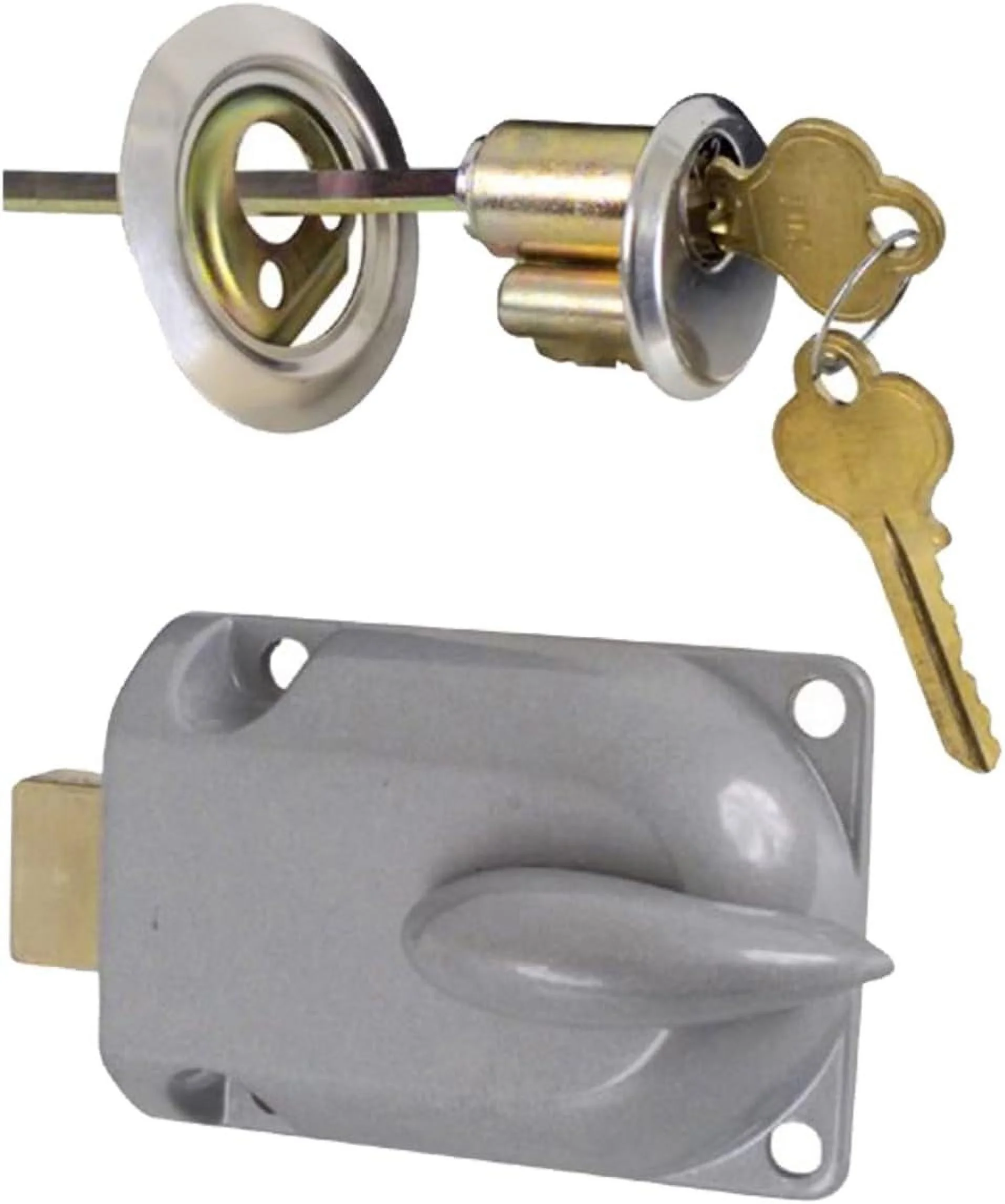 SK7160 Garage Door Lock, Zinc Plated