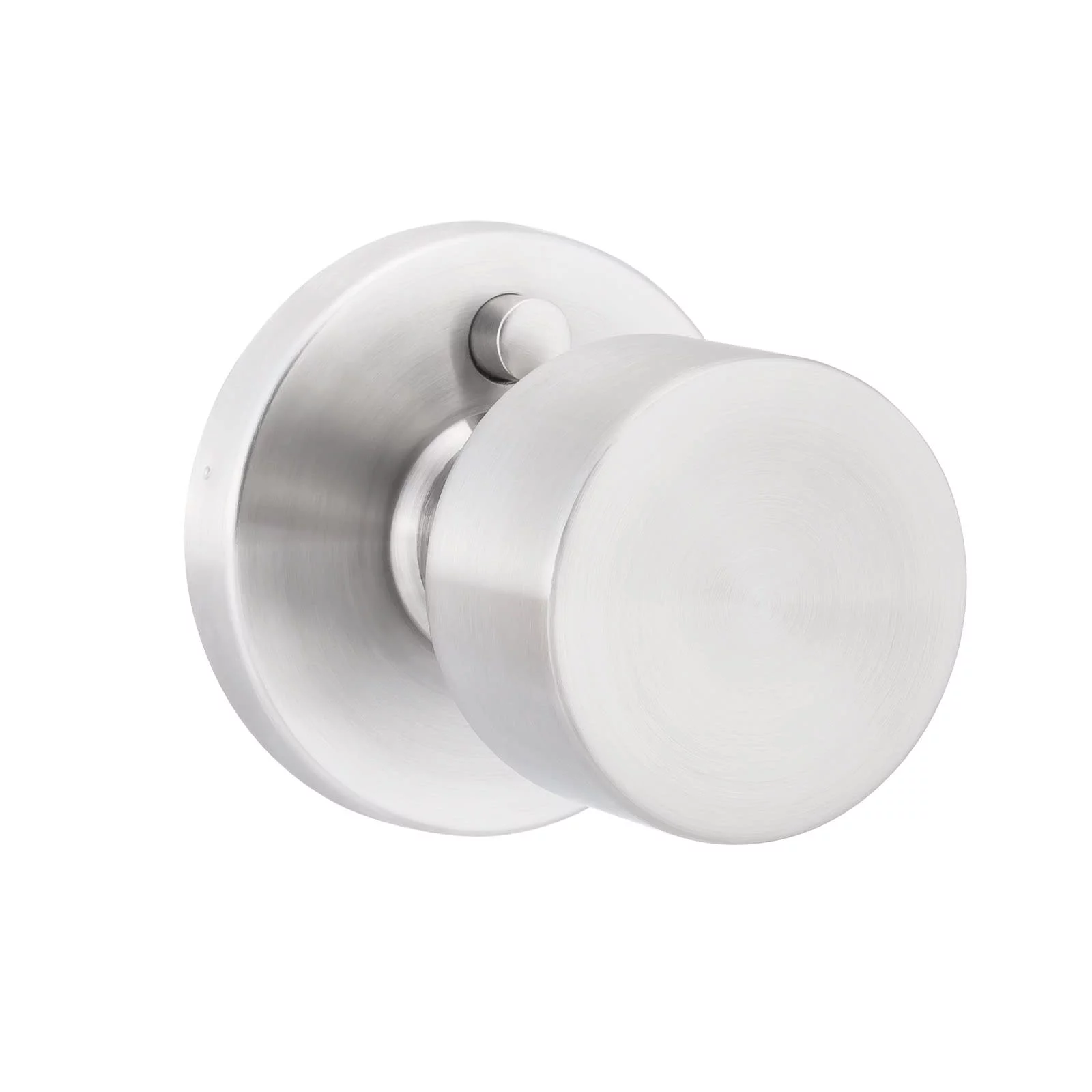 Sure-loc  Polished Chrome Modern Round Doorknob Privacy Function, Polished Chrome