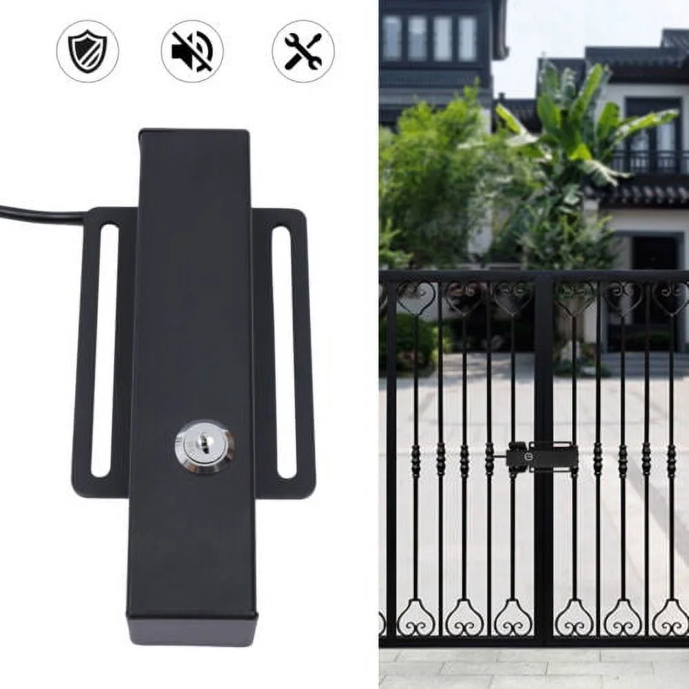 12-24V DC/AC Automatic Electric Gate Lock For Garage Gate Swing Gate Opener