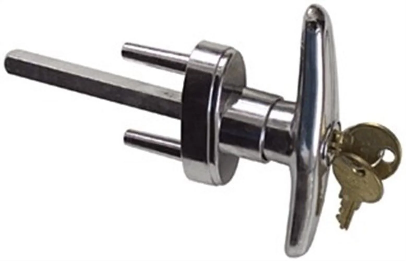 Stanley N280-677 Chrome Garage Metal Door T-Handle