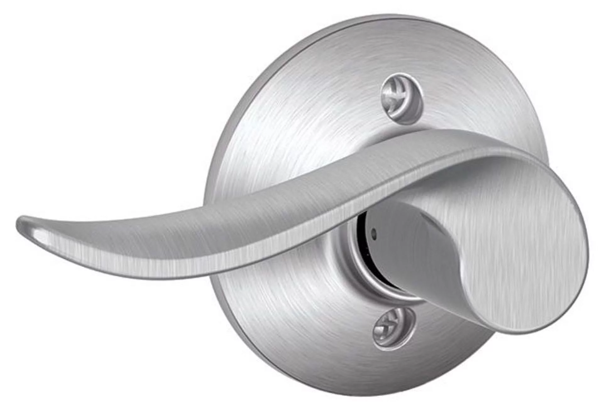 Sacramento Left Handed Lever Non-Turning Lock, Satin Chrome (F170 SAC 626 LH)