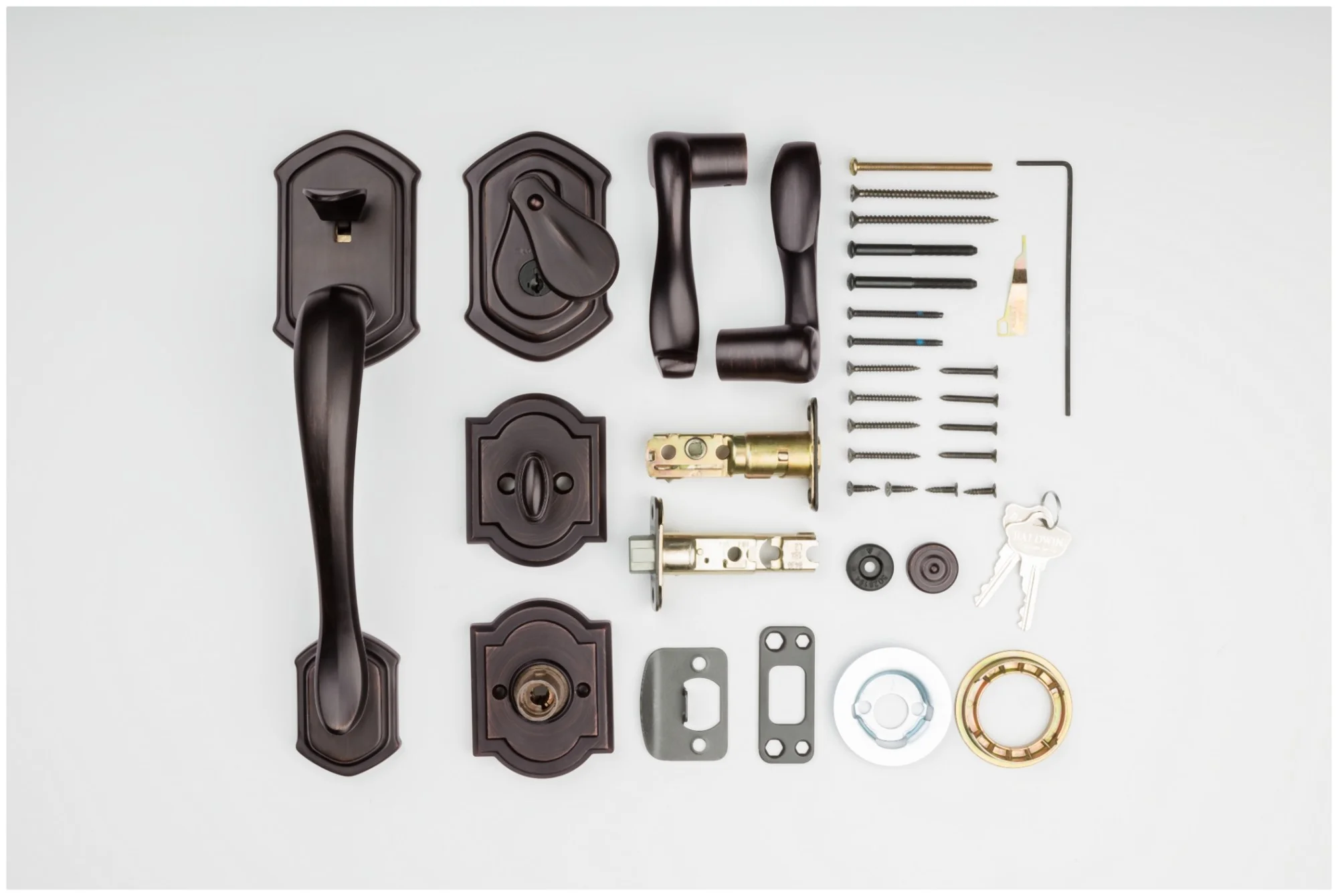 180MDHxMDL ARB 11P SMT RCAL RCS CP Medina Handleset with Madrina - Venetian Bronze