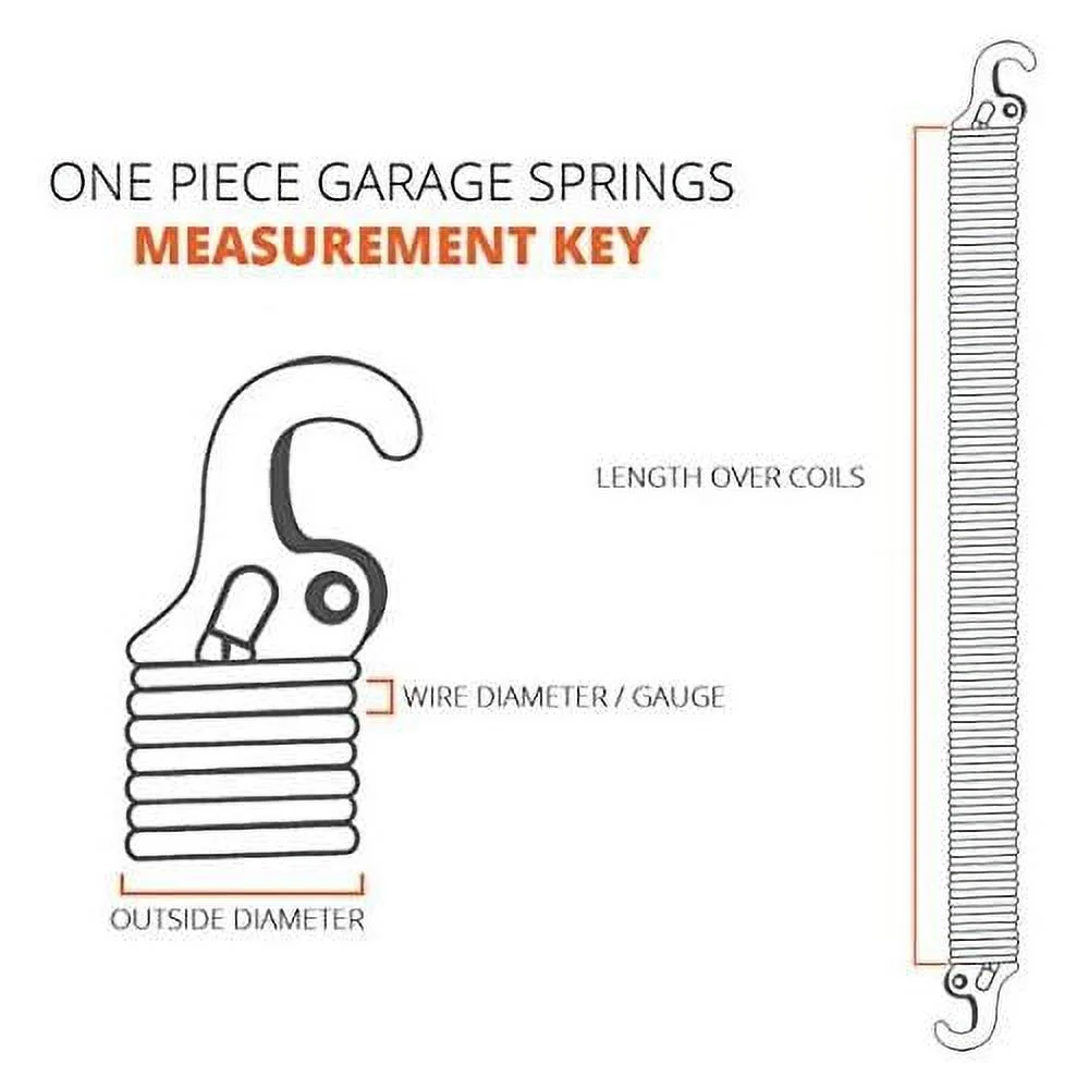 SL730 30-Inch Lock-End Garage Door Spring (.177