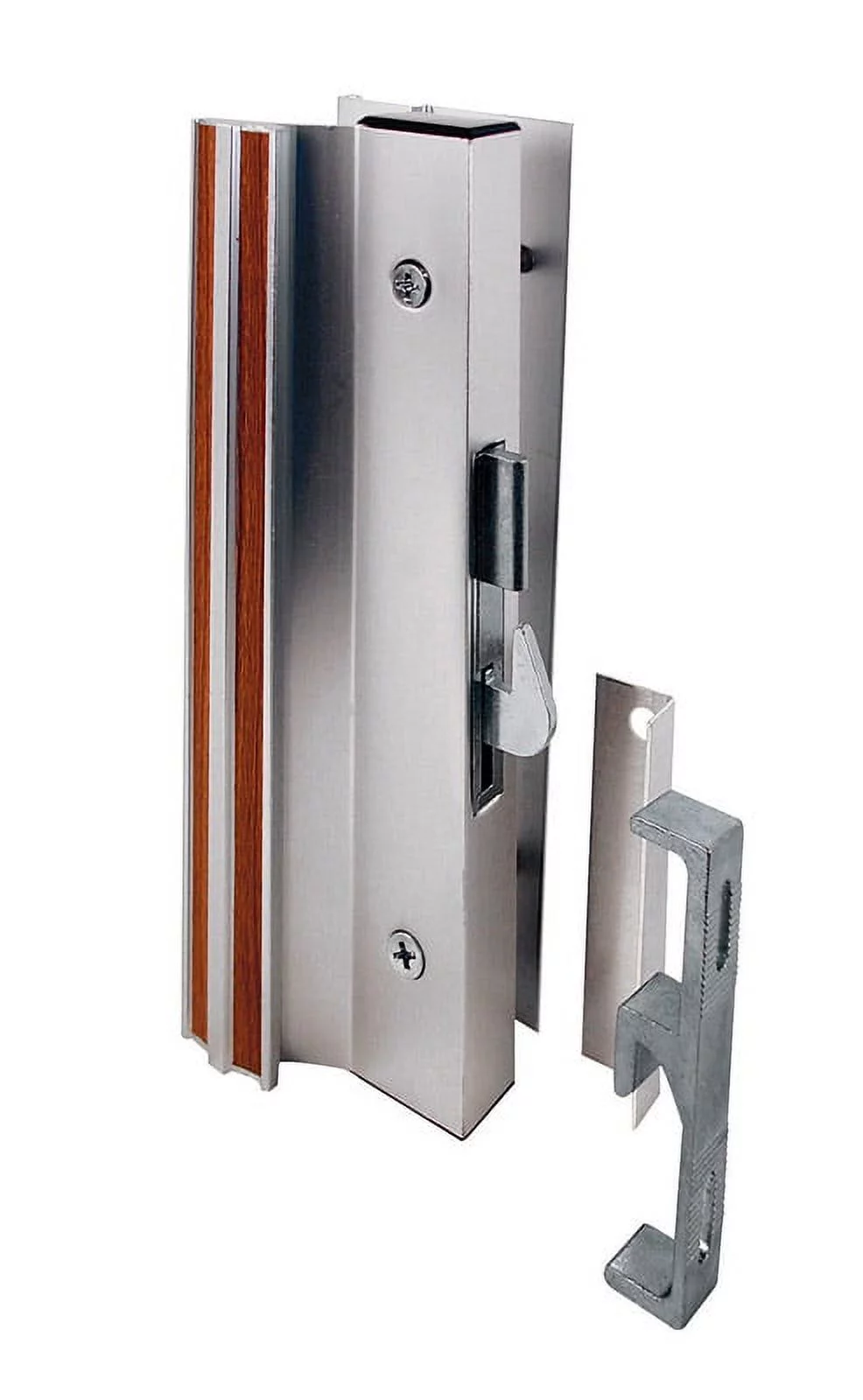 1 Pc, Prime-Line Anodized Aluminum Indoor And Outdoor Patio Door Lock