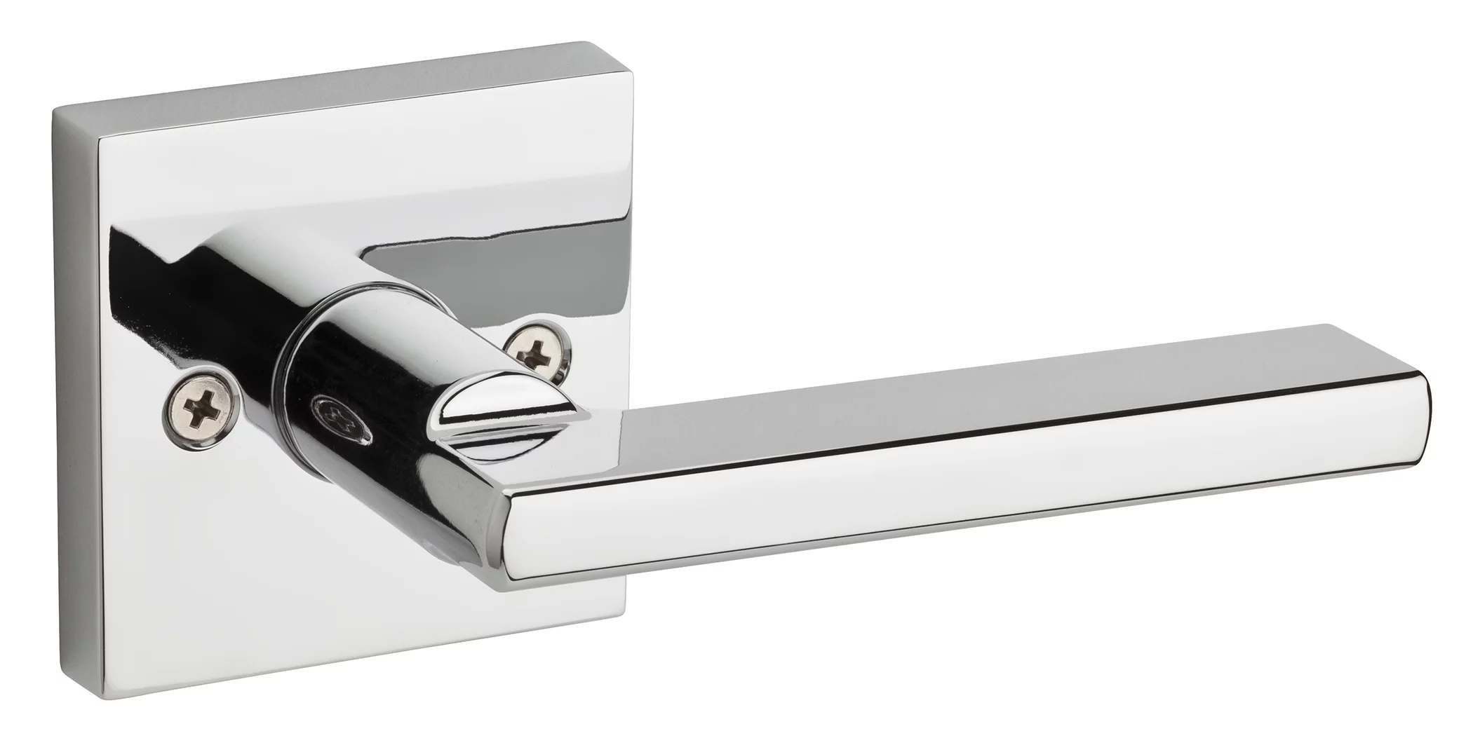 Kwikset 91570-008 Polished Chrome Halifax Square Half-Inactive/Dummy Lever