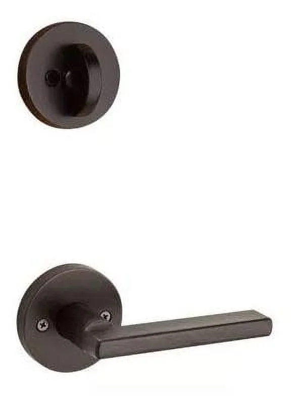 Kwikset 966Hflrdt.Univ Halifax Lever Single Cylinder Interior Pack - Bronze