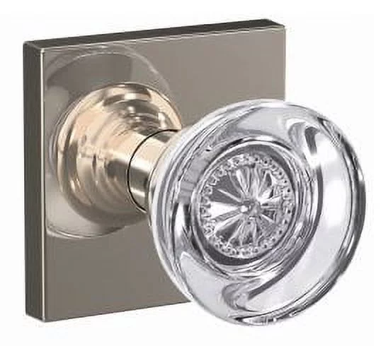 Schlage Fc172-Hob-Col Hobson Non-Turning One-Sided Dummy Door Knob - Nickel