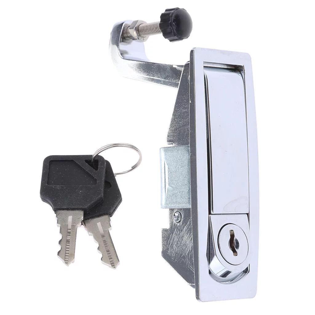 1 Piece Chrome Lock Compression Latch Door Knob for RV Travel