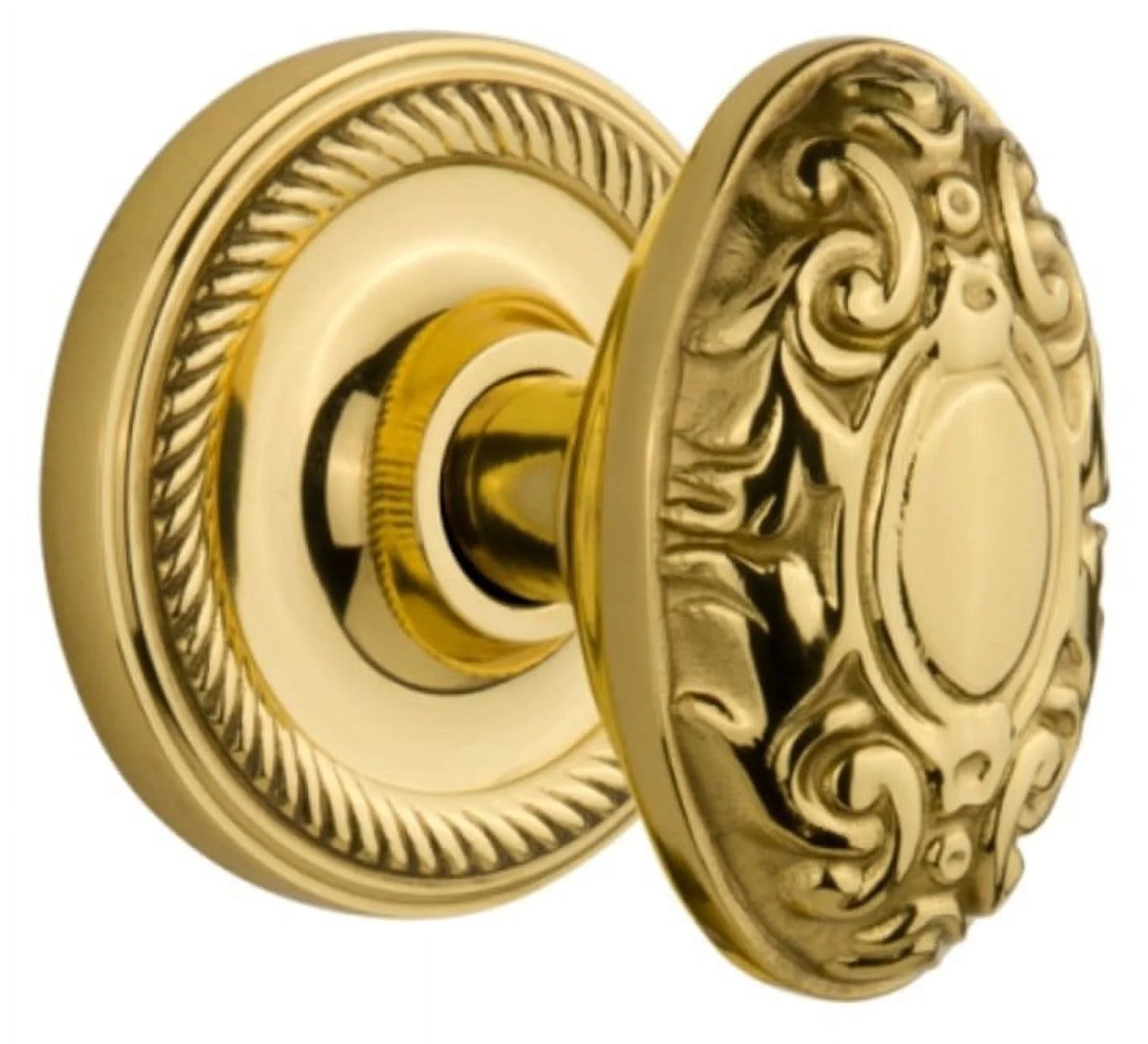 Nostalgic Warehouse Ropvic_Sd_Nk Victorian Solid Brass Single Dummy Door Knob - Brass