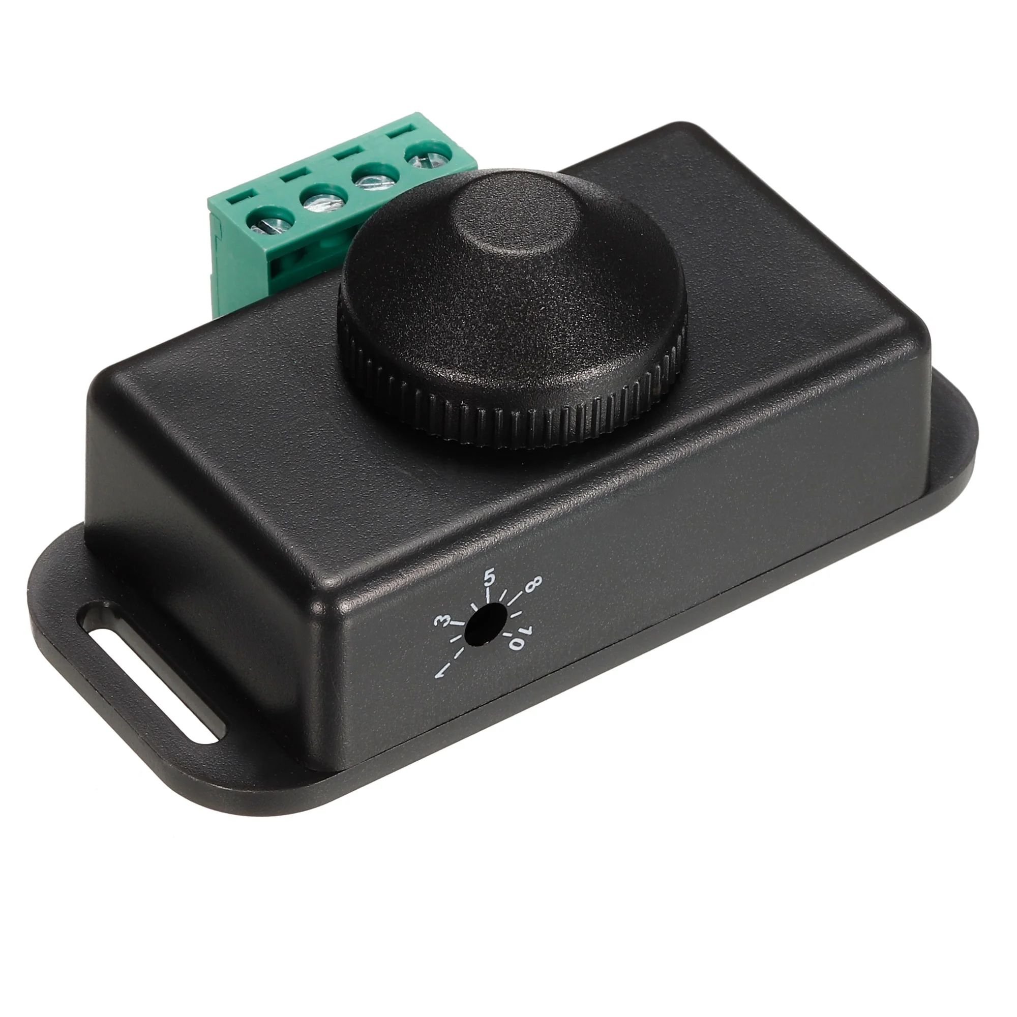 Uxcell LED Strip Dimmer Switch Rotary Knob Brightness Controller Black