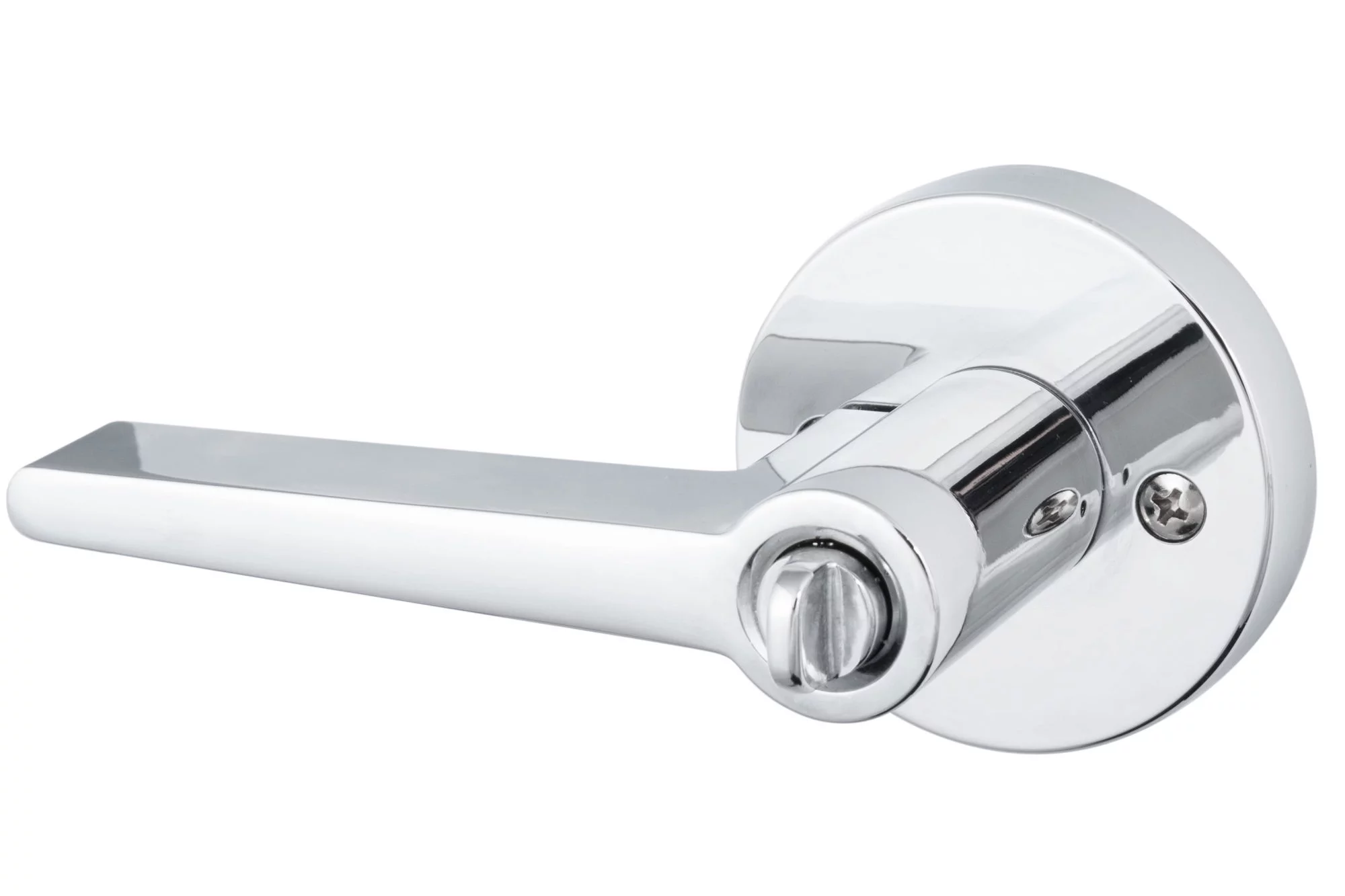 Sure-Loc Bs107-Rd Basel Single Cylinder Keyed Entry Door Lever Set - Chrome