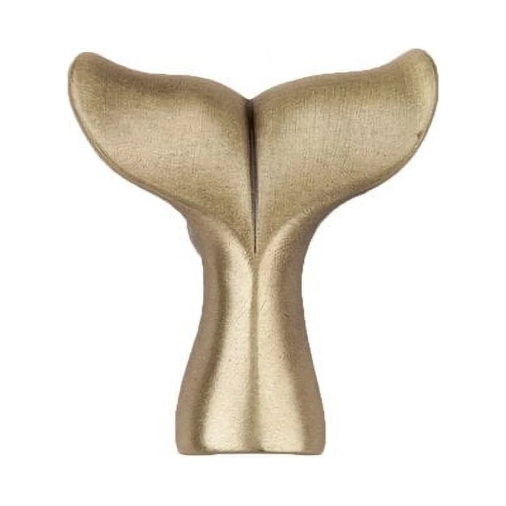 Acorn Manufacturing DP6AP Artisan Collection Whale Tail Knob, Antique Brass