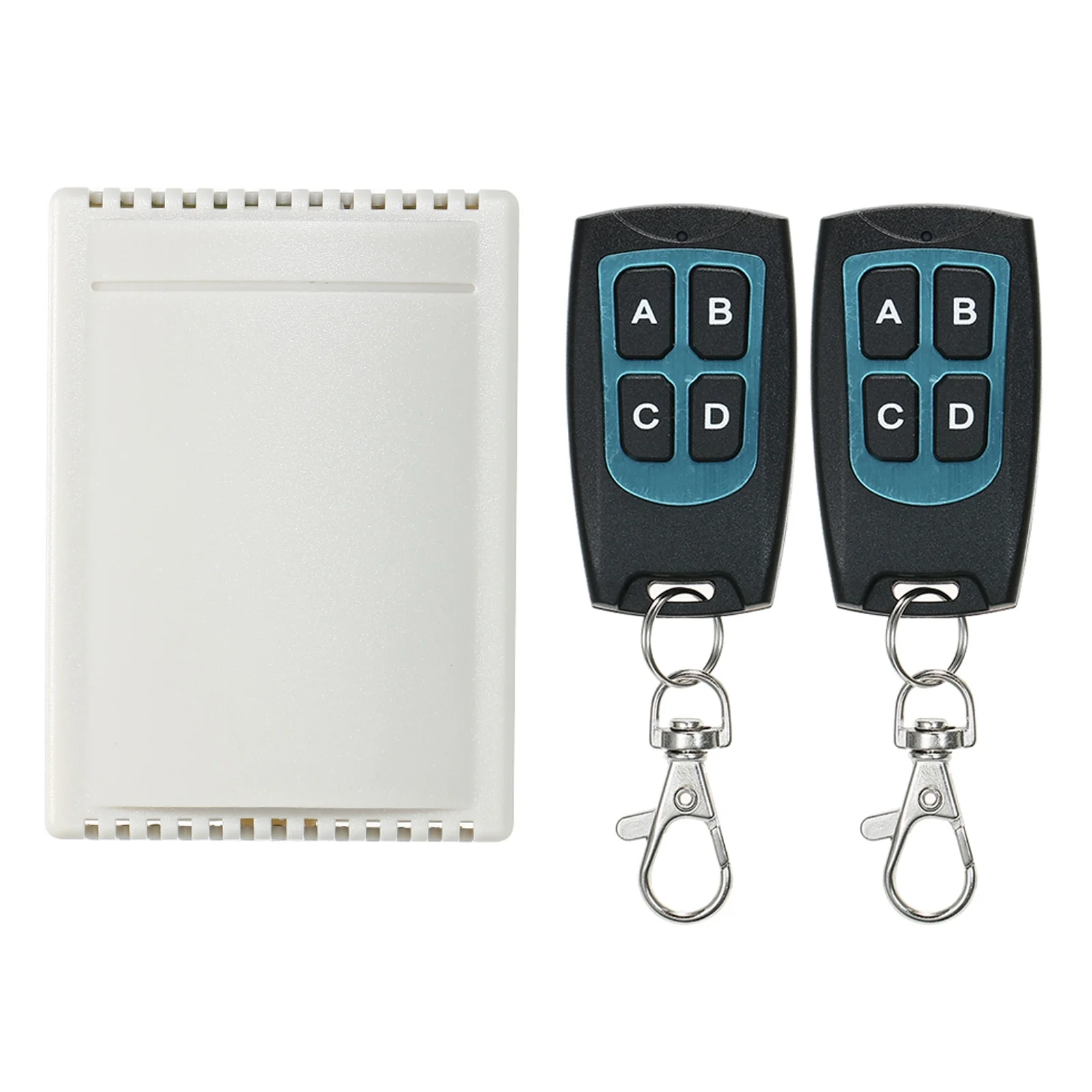 Docooler DC  4CH Channel 433Mhz Wireless RF Switch Long  Wireless Remote Control Switch DC12V RF Relay Receiver Module  Toggle Switch 1527 Chip Smart Home Automation (2  & 1 Receiver)