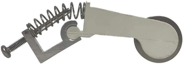 Premium Yale Ogron For Sliding Screen Door,Stainless Steel Bearing Wheels (Pack Of 1),Aluminum / White,0.438 Inch L X 0.938 Inch H