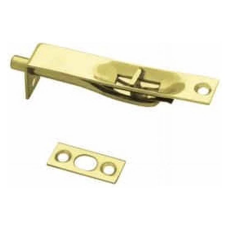(10 Pack) Solid Brass Mortise Flush Bolt Lock 4