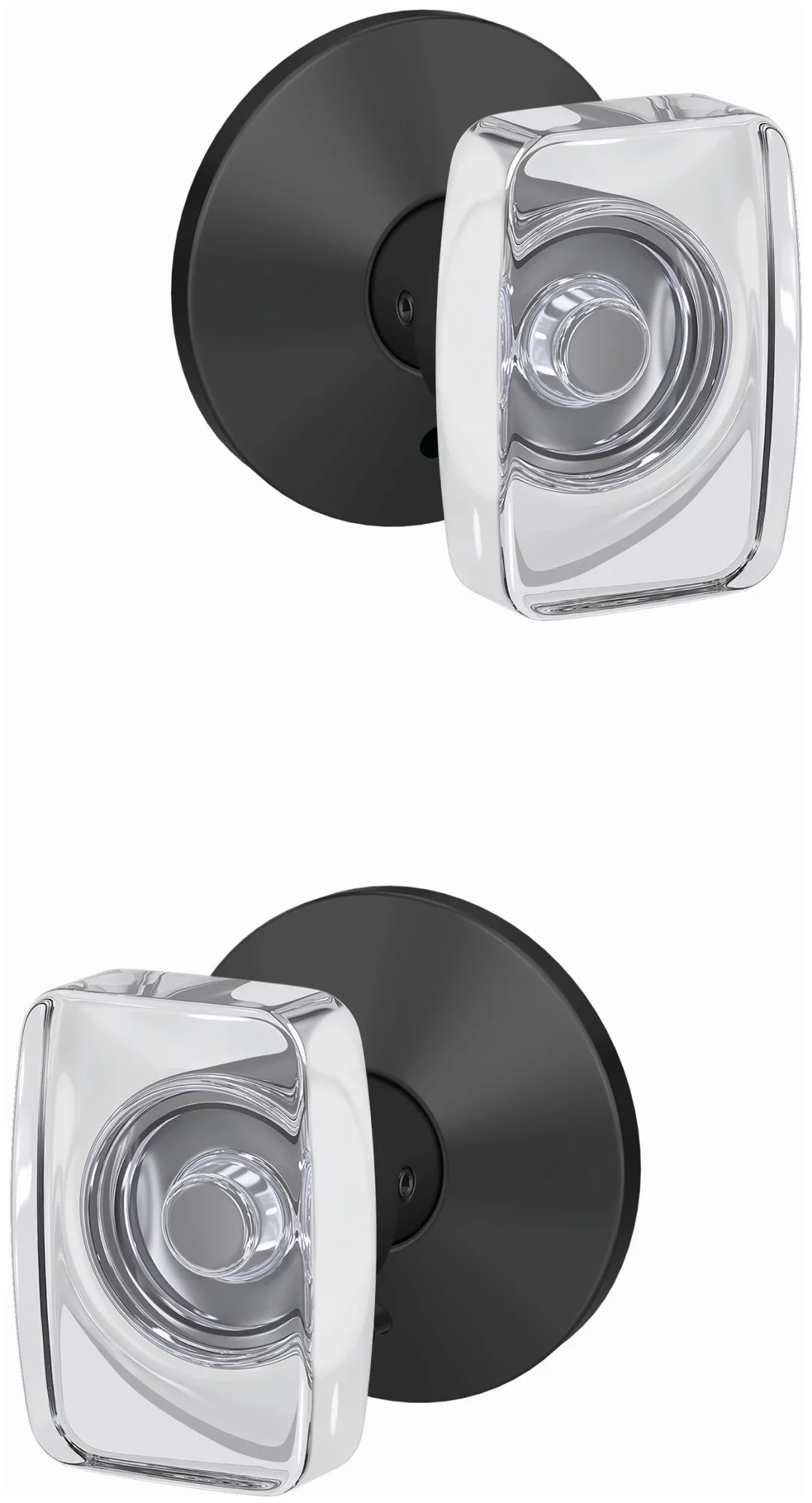Schlage Fc21-Can-Kin Custom Caine Passage Or Privacy Door Knob Set - Nickel