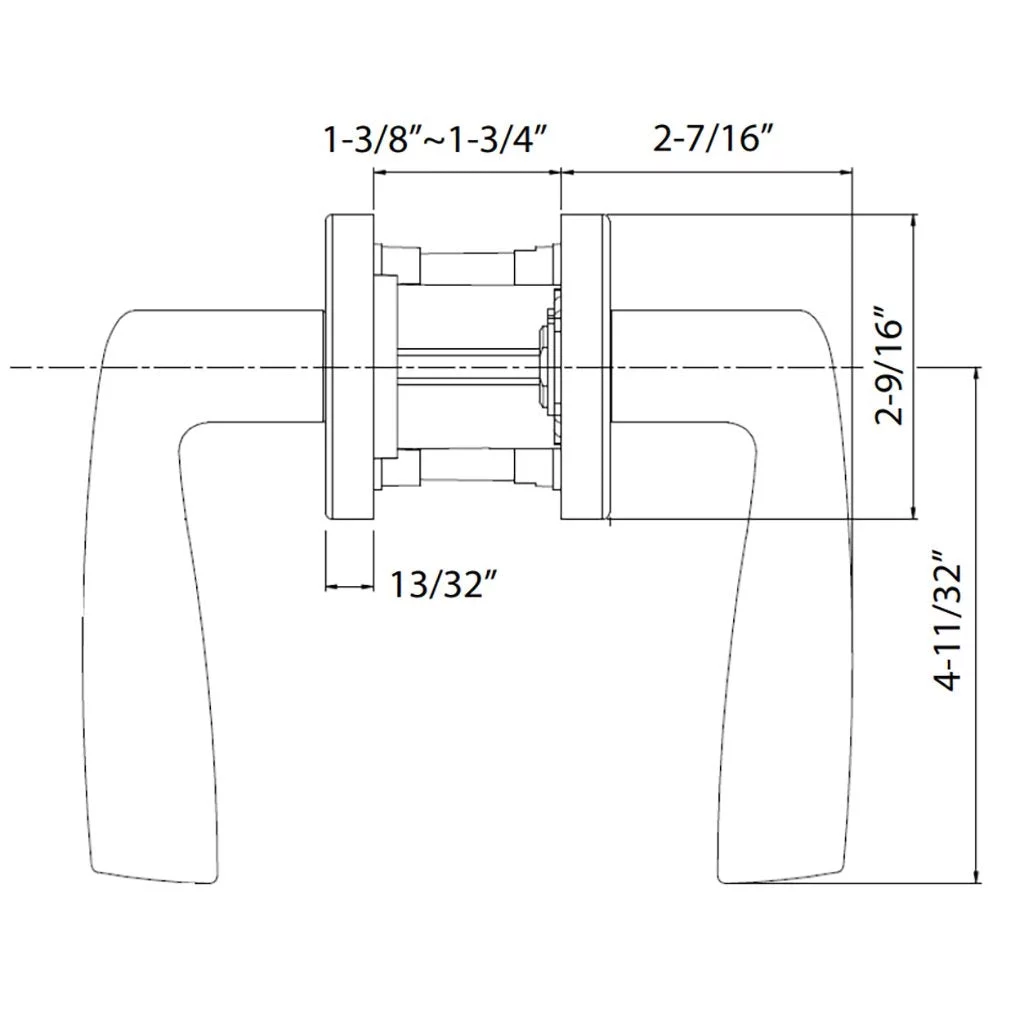 Pamex Tahoe Contemporary Leverset