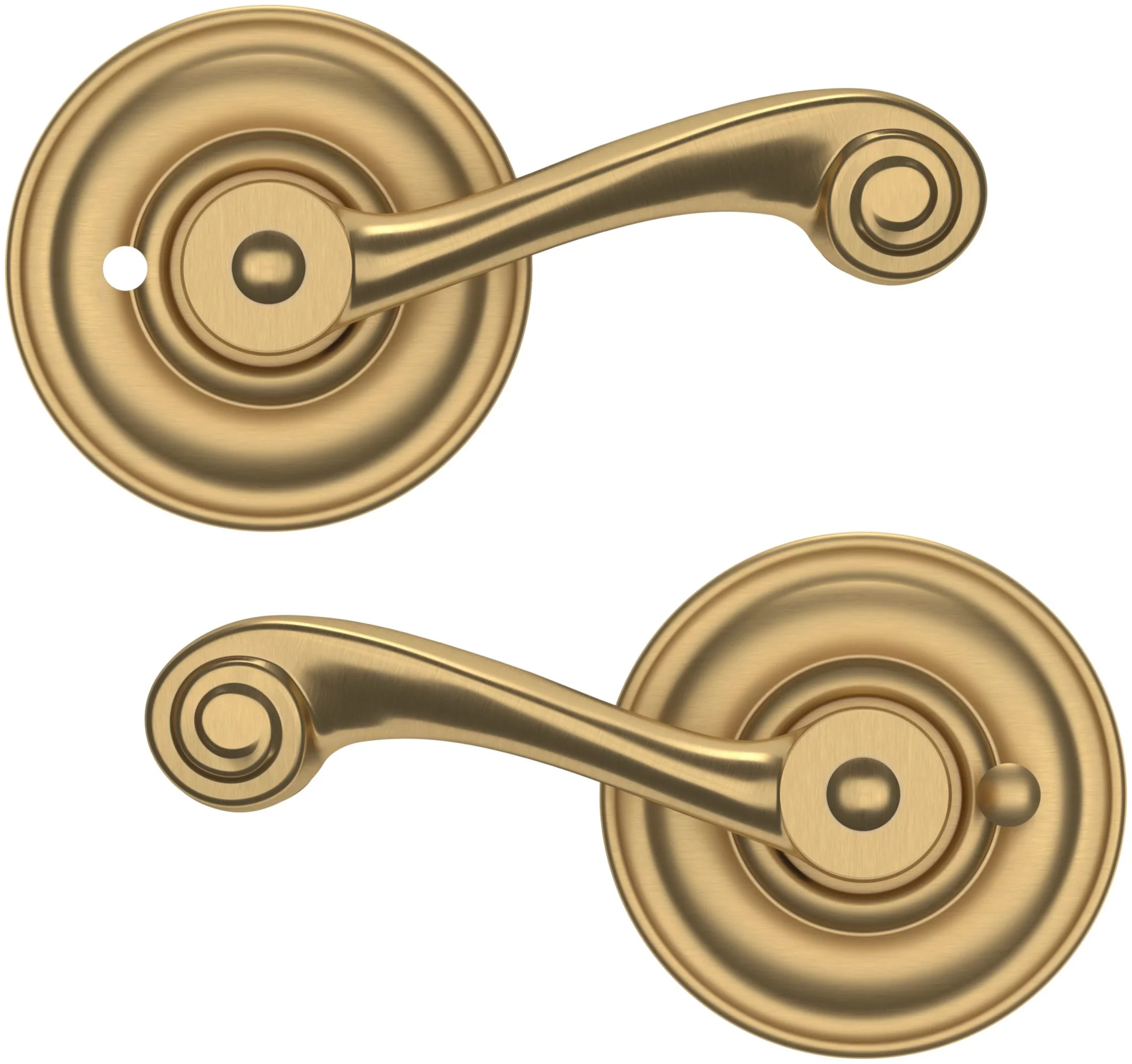 Baldwin 5103.Priv 5103 Privacy Door Lever Set - Brass