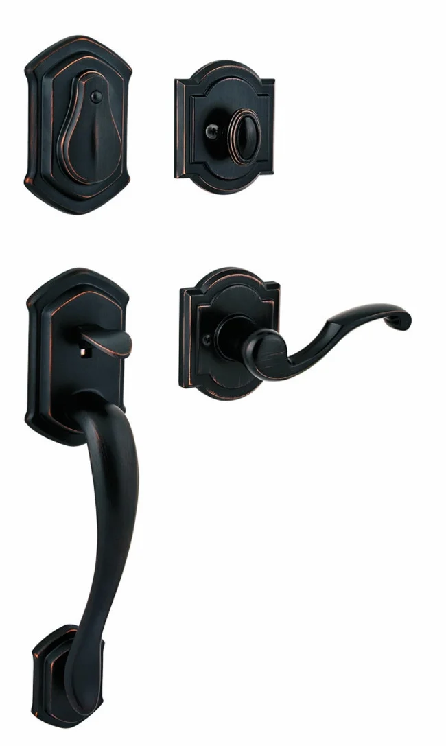 180MDHxMDL ARB 11P SMT RCAL RCS CP Medina Handleset with Madrina - Venetian Bronze