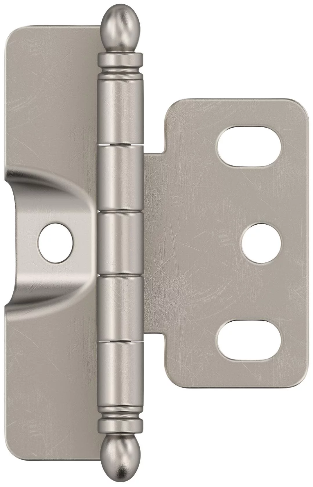 Amerock Pk3175tb Functional Hardware Full Inset Wrap Cabinet Door Hinge - Nickel