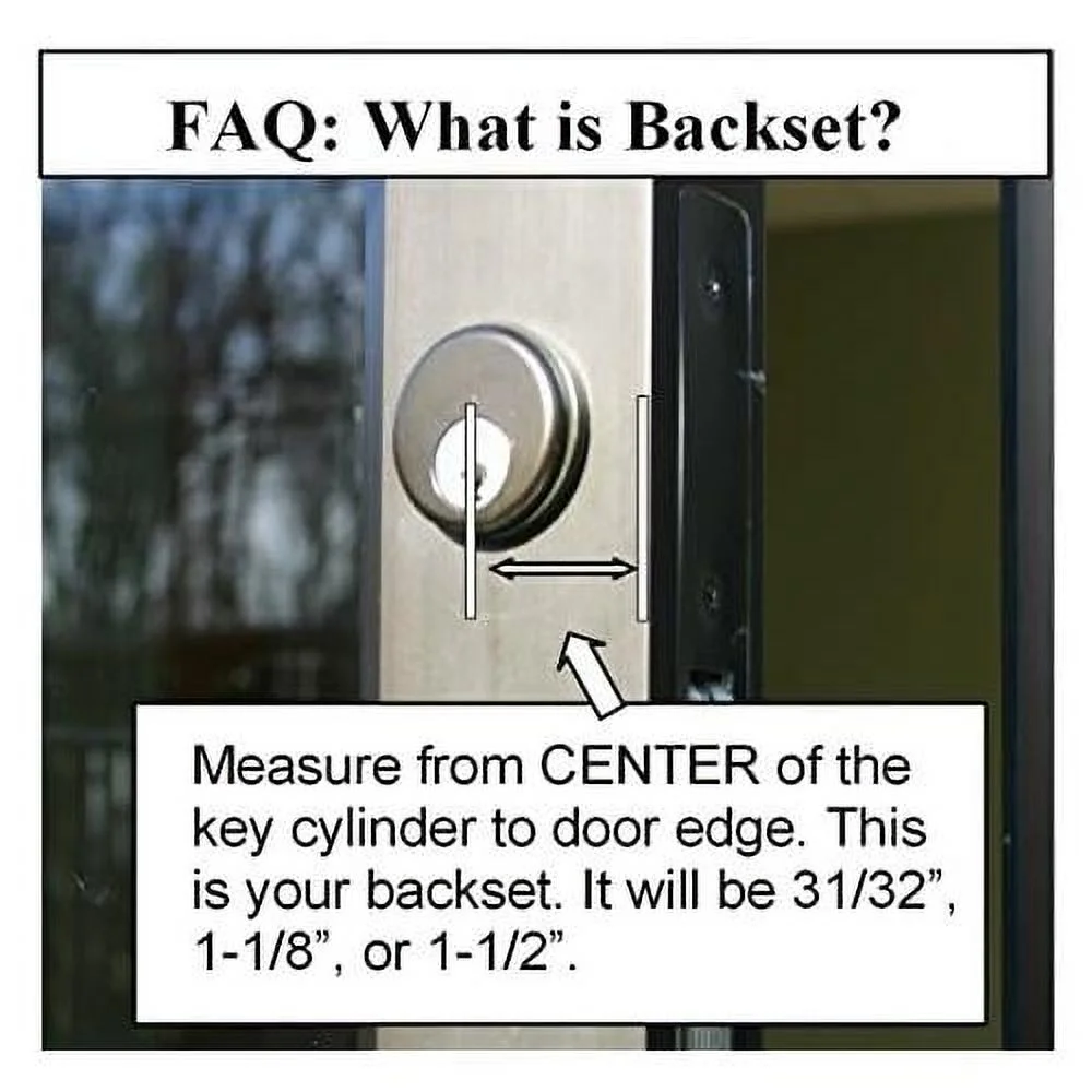 AR Rite Door Lock Mortise Deadbolt & Double Keyed Cylinder Set, In Duronotic (31/32