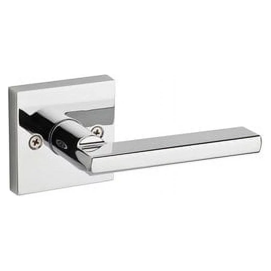 Kwikset 91570-008 Polished Chrome Halifax Square Half-Inactive/Dummy Lever