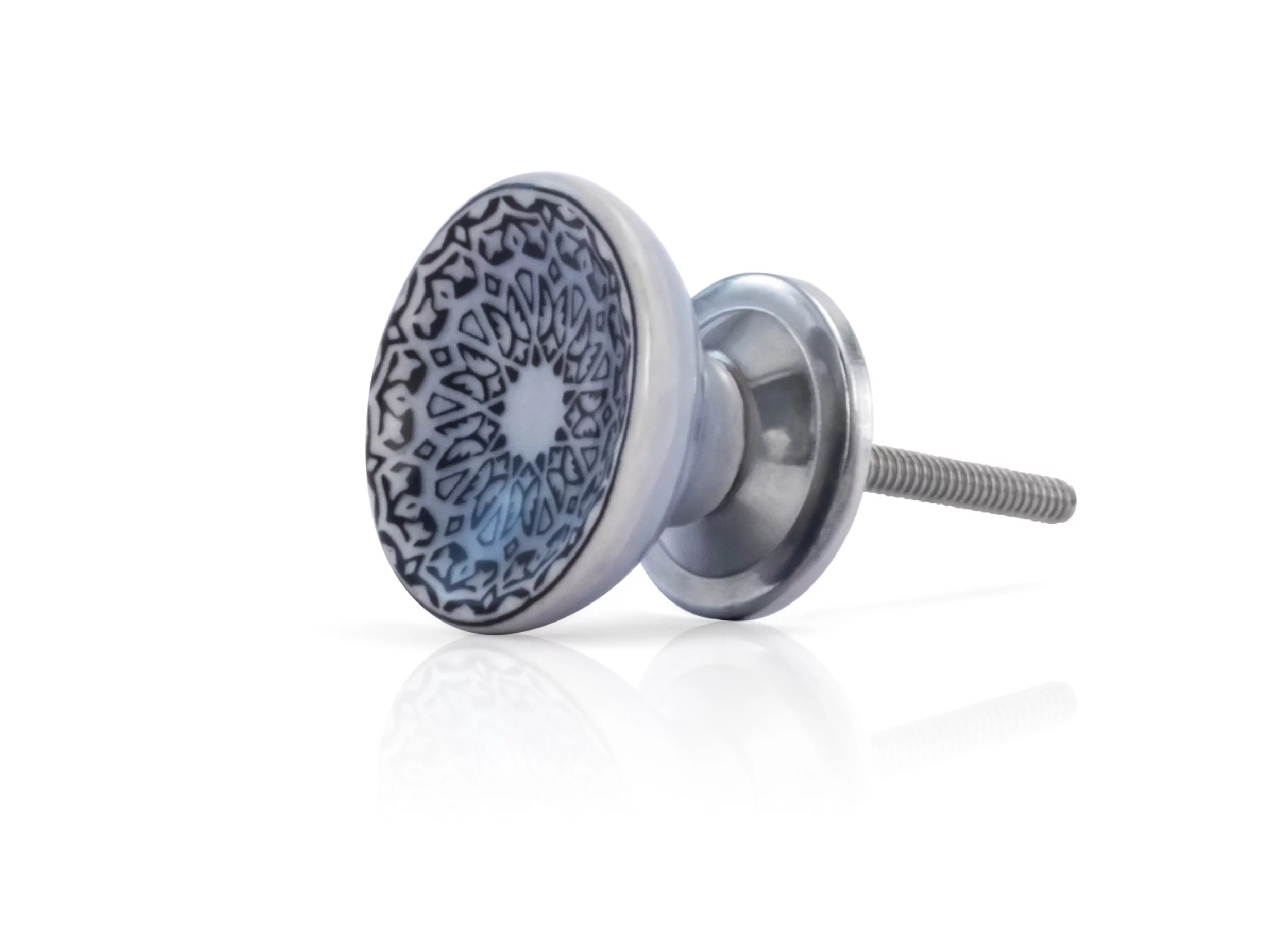 Mascot Hardware New Haven 1-4/7 In. Black Cupped Cabinet Knob - Pack of 10