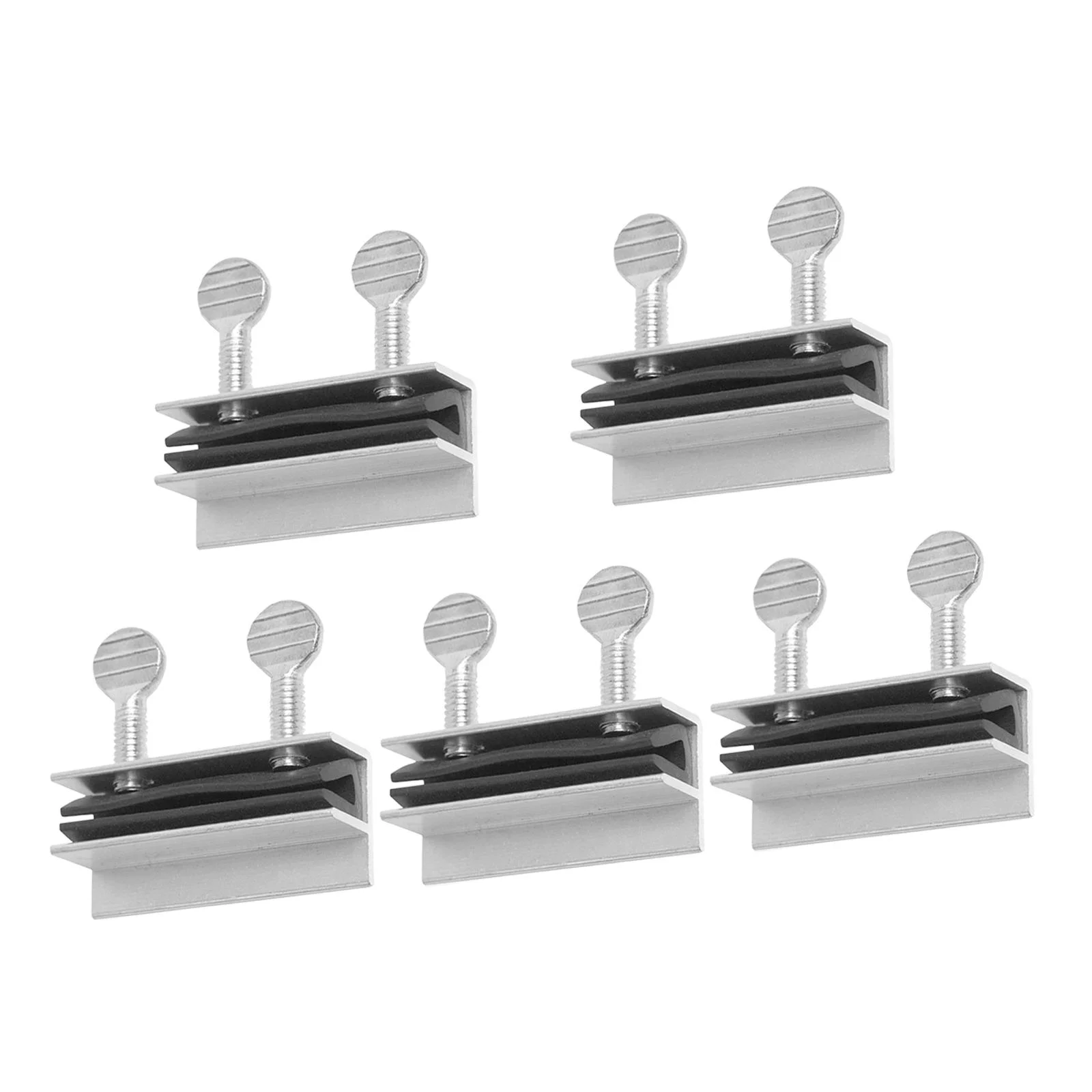 Menolana 5Pcs Window Limite Window Lock Antitheft Lock Buckle Easy to Install Door Lock Stopper Window Restrictor for Home Child Patio 24x24x60mm
