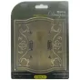 (case of 2),National Hardware S803-601 Stanley Victoria Double Switch Wall Plate Antique Brass