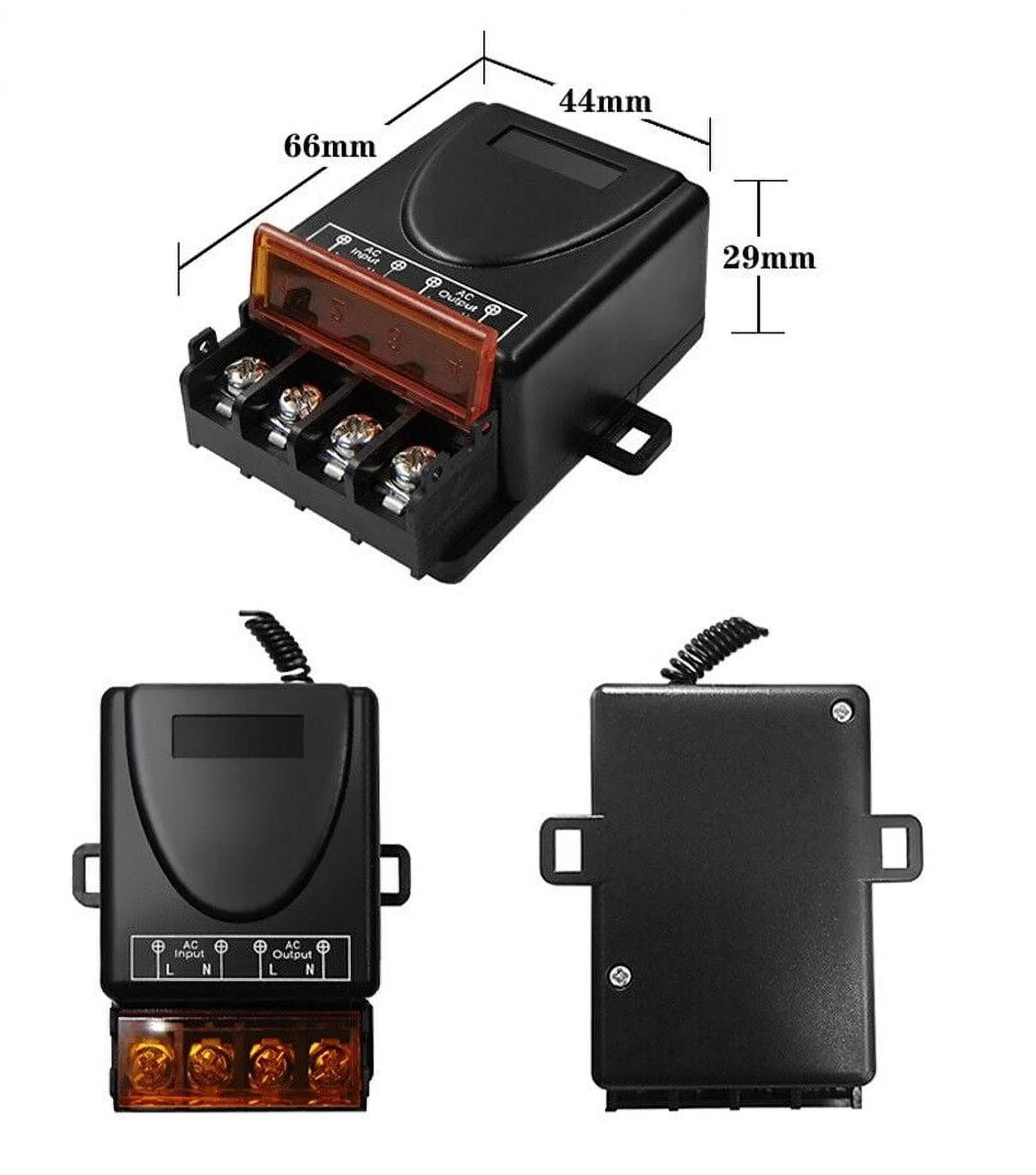 KingFurt Wireless RF Relay Receiver 110V-240V 30A Smart Switch US Remote Control Industrial Automation & Home Automation