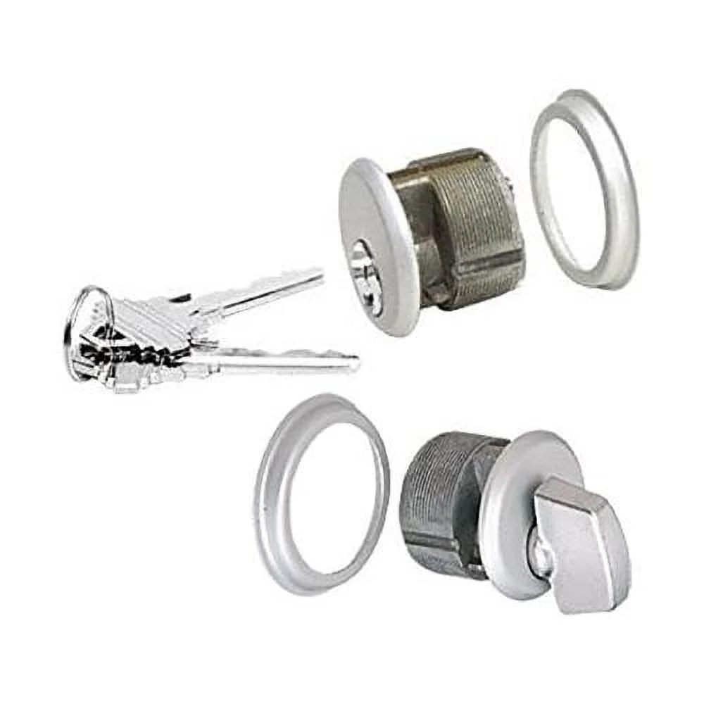 Storefront Door Mortise Lock Cylinder & Thumbturn, Adams Rite Cam, In Aluminum