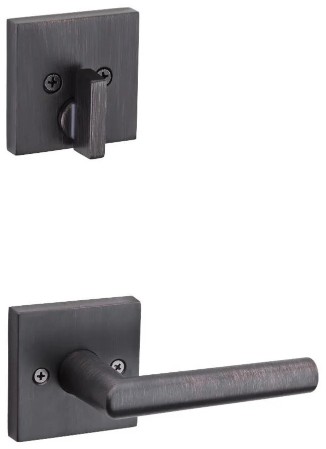 Kwikset 966Milsqt.Univ Milan Lever Single Cylinder Interior Pack - Bronze