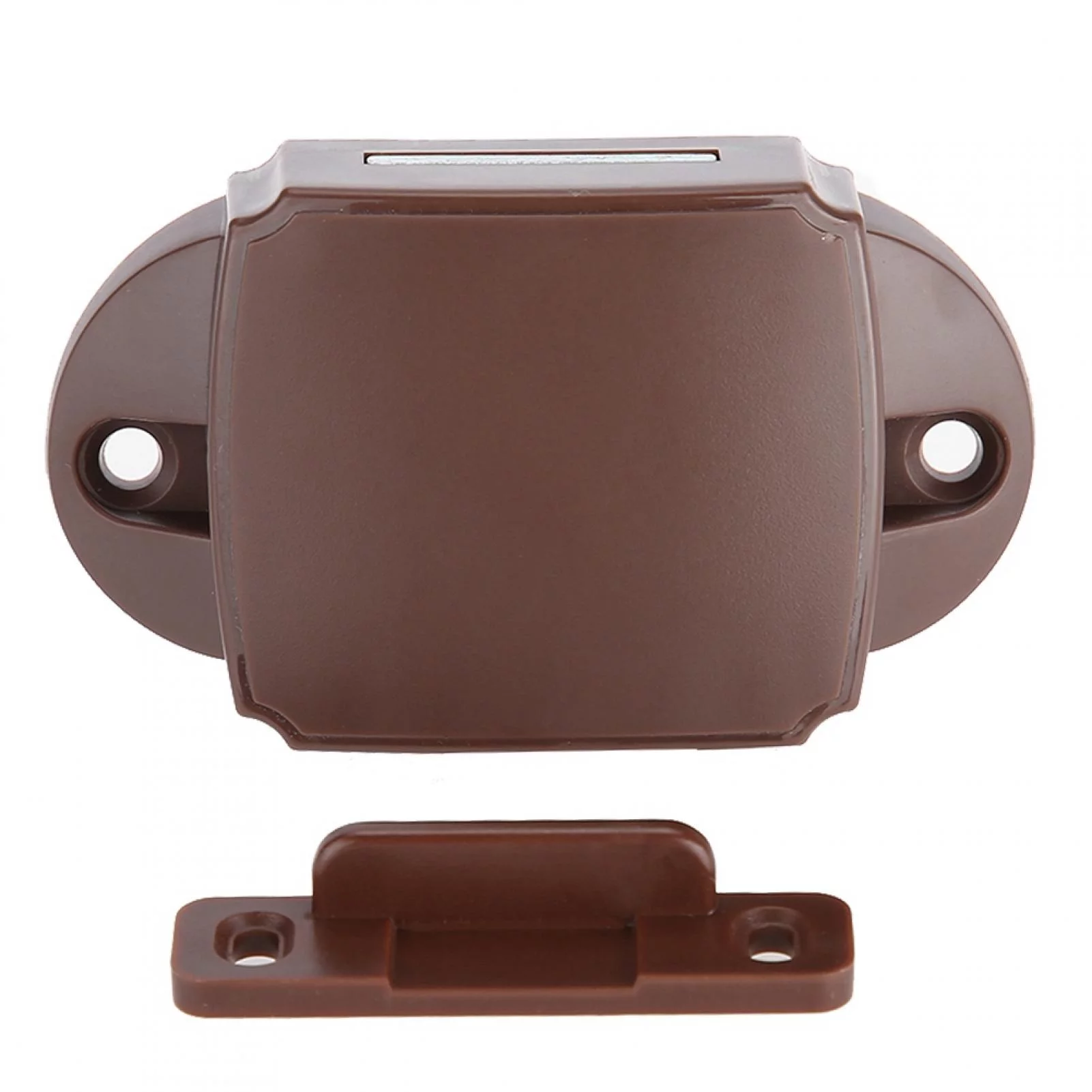 TICFOX RV Boat Cabinet Drawer Push Lock - Zinc Alloy Handle Button Lock Keyless Press and Play Furniture Drawer Accessories for Thickness 14-16mm