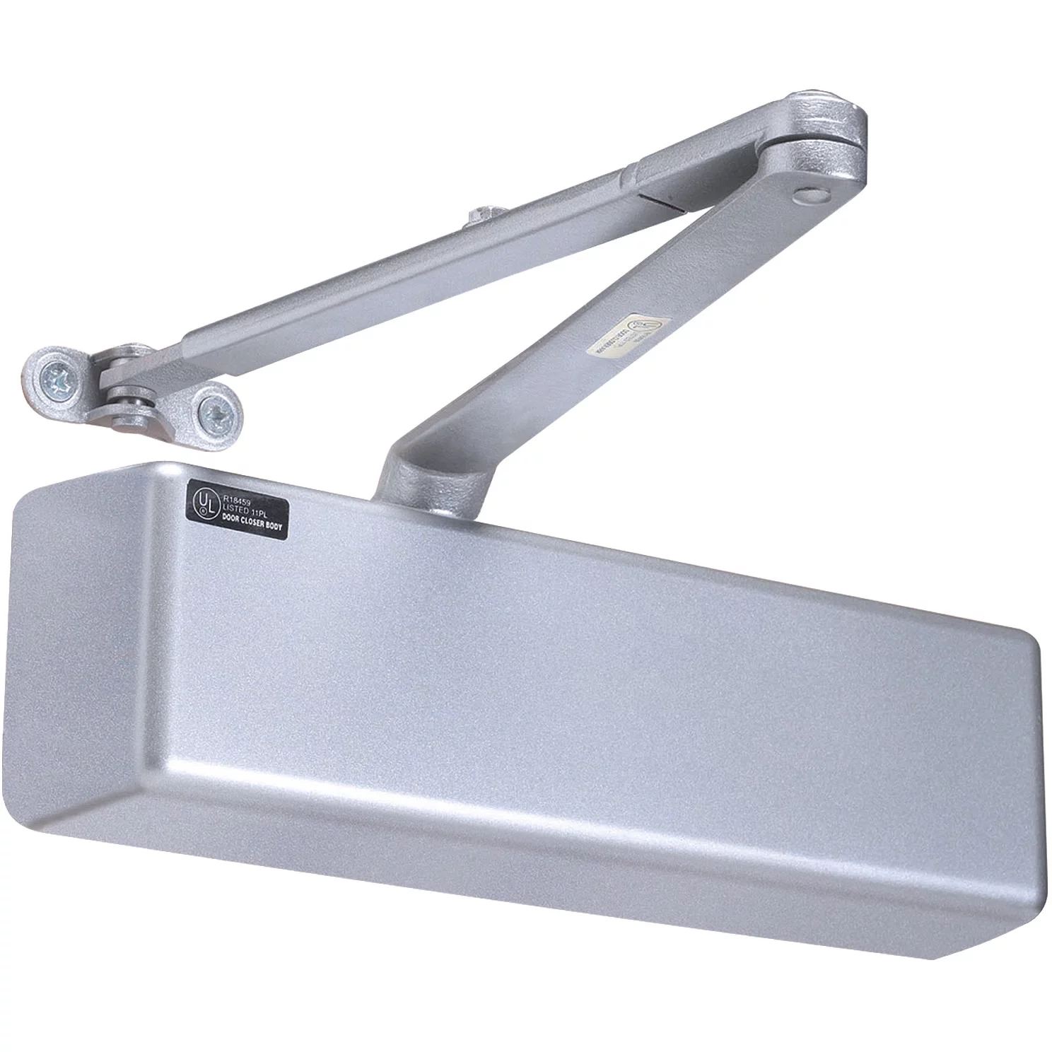 Tell Manufacturing 221481 Commercial Door Closer, Aluminum Finish