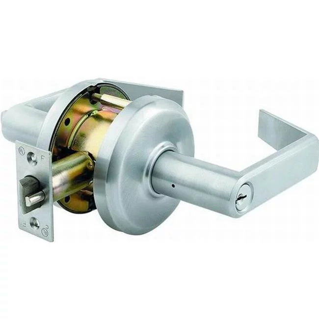 K2 QCL250E626 2.75 in. Stanley Commercial Hardware Sierra Entry Lock with Backset & ASA Strike, Satin Chrome