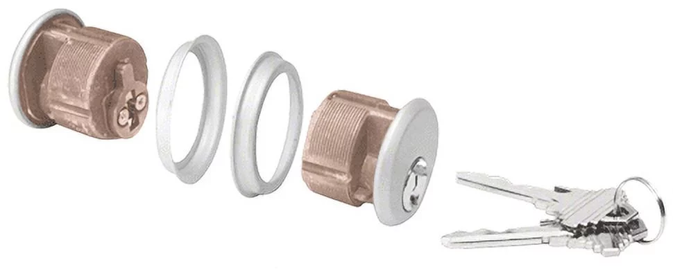 Schlage DL2171SCKDA Aluminum Double Mortise Cylinder with 'C' Keyway and Keyed Randomly