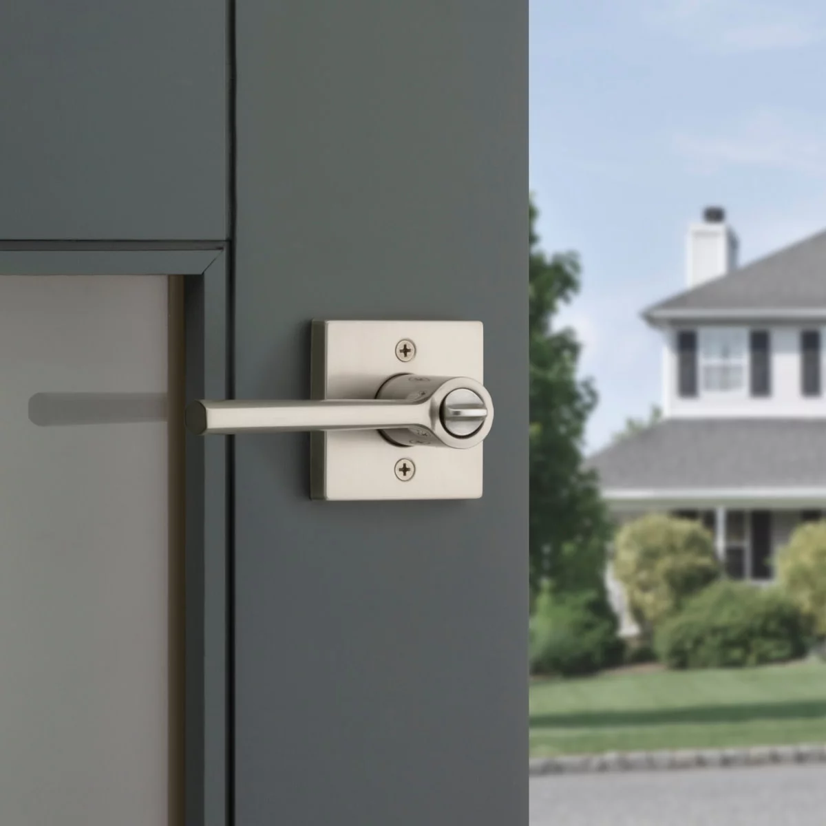 740LSL SQT 15 SMT 6AL RCS K3 Lisbon Entry - Satin Nickel