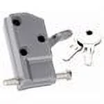 First Watch 1253 Foot-Activated Patio Sliding Door Hardened Steel Bolt Lock - Silver