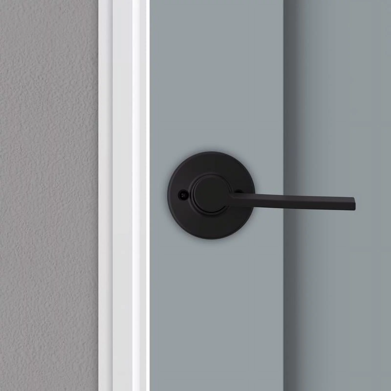 Kwikset Ladera Iron Black Half-Dummy Lever Left Handed